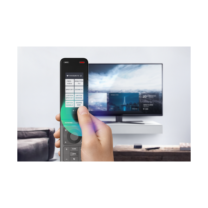 Pilot Smart Control Pro Touch z ekranem dotykowym - obsługa do 12 urządzeń · URC7985