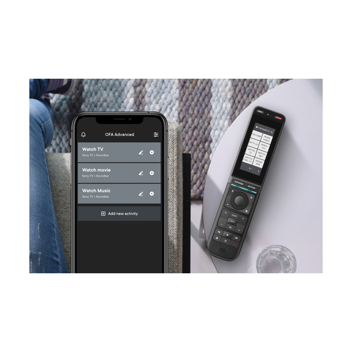 Pilot Smart Control Pro Touch z ekranem dotykowym - obsługa do 12 urządzeń · URC7985